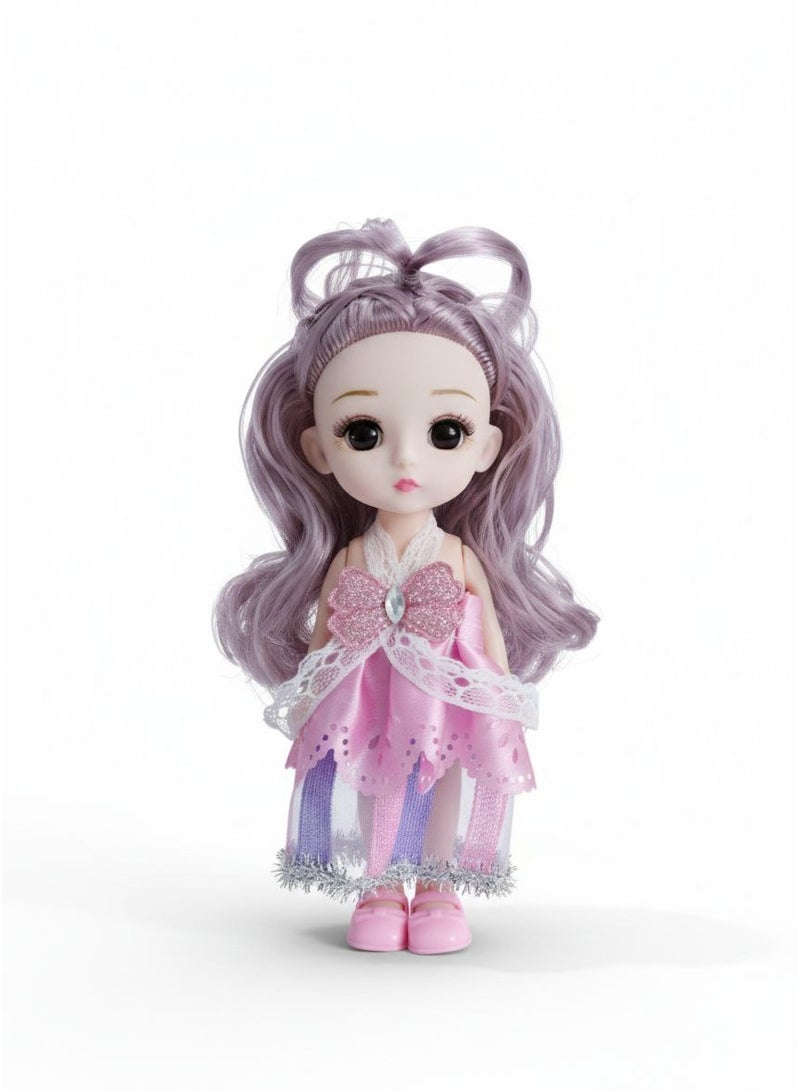 6 pieces - A doll toy for big and small girls in various shapes with a beautiful dress - Multiple shapes and long hair in very beautiful colors - A doll toy with many details - A very beautiful decorative doll toy - It can be a decoration in the home and office (multiple shapes and colors) - Image 2